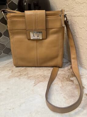 Tignanello beige crossbody bag